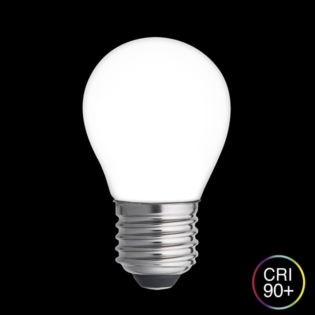 SATIN klot matt opal E27 4W 2700K dimbar